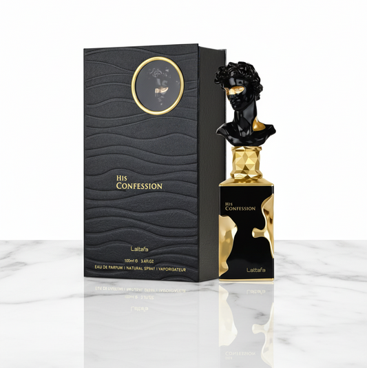 His Confession Lattafa Perfumes | NEWREINE Lyon