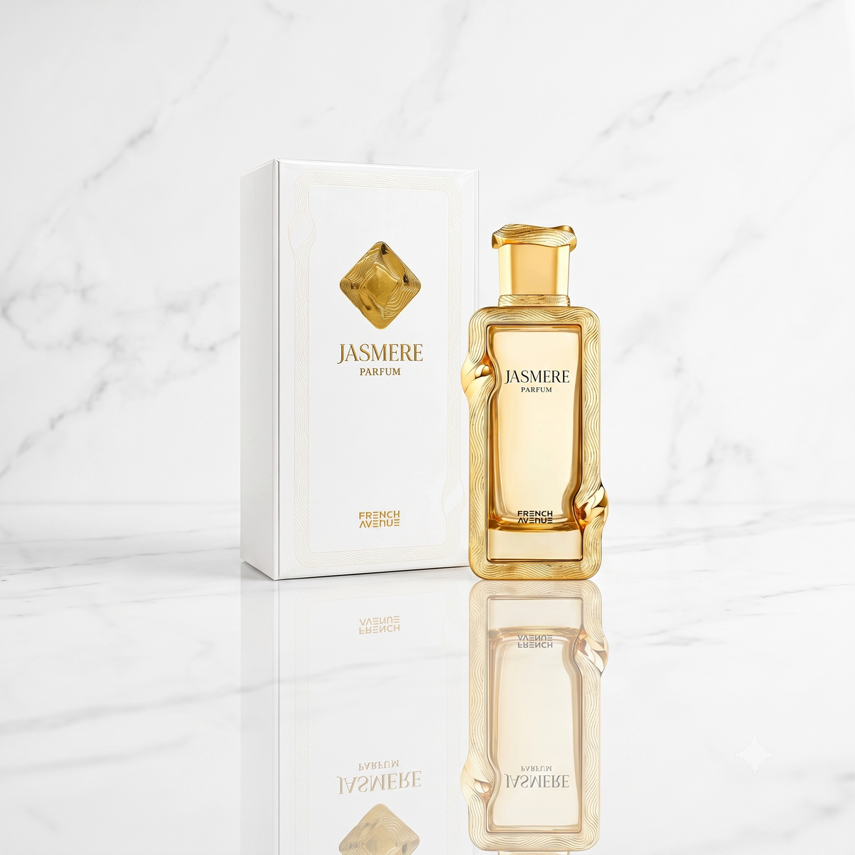 Flacon du parfum oriental Jasmere par French Avenue chez NEWREINE Lyon.