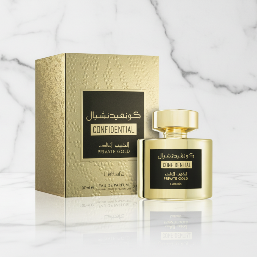 Confidential Private Gold Lattafa | NEWREINE Lyon
