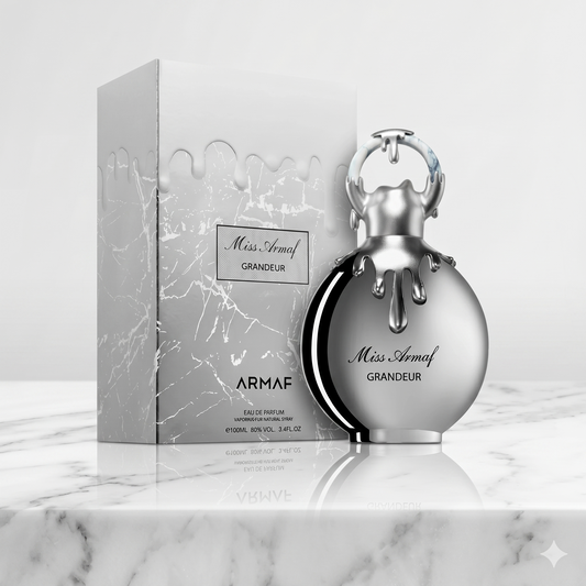 Flacon du parfum oriental Miss Armaf Grandeur par Armaf chez NEWREINE Lyon.