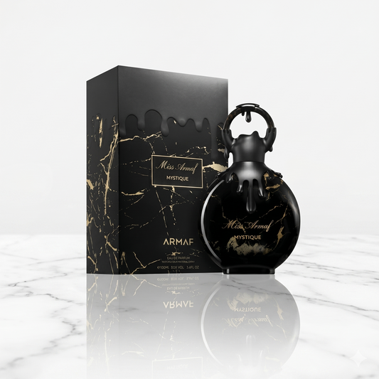 Flacon du parfum oriental Miss Armaf Mystique par Armaf chez NEWREINE Lyon.
